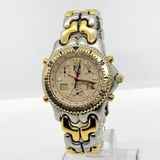 TAG HEUER CG1123-0 SENNA SEL Chronograph Men's Wristwatch Vintage