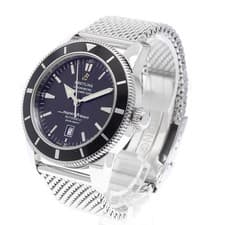 BREITLING SUPER OCEAN HERITAGE 46 A17320 46mm SS Black Dial Automatic Date #C263