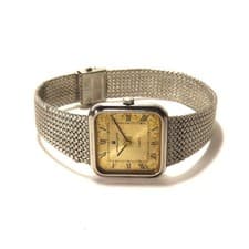 Vintage Universal Geneve Quartz Watch Men's 843006 Stainless Steel Band JAPAN