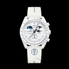 Omega x Swatch  /  MISSION TO EARTHPHASE MOONSHINE GOLD  Size L From Japan