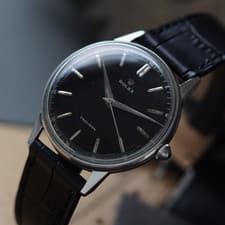 Rolex Vintage Precision Ref 4363 Steel Large 35mm Manual Wind 1962