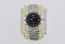 TAG Heuer WK1110.BA0317 Mens 2000 Series Professional Quartz Watch Black Silver