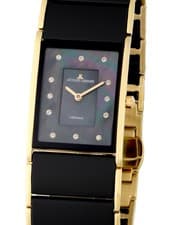 Jacques Lemans 1-1940J Dublin Ceramic Ladies Watch 24 x 28 mm