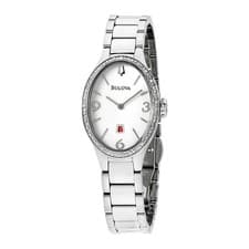 Bulova Diamonds Collection Women's Quartz Silver Stainless Steel Watch 96R192