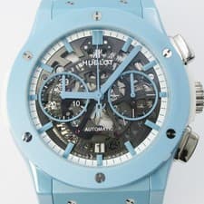 Hublot Classic Fusion Chronograph Light Blue Dial Limited 77 Pieces Automatic
