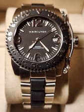 Hamilton Khaki Action 40mm Men's Dive Watch, 200m Water Resistant, Pre-Owned