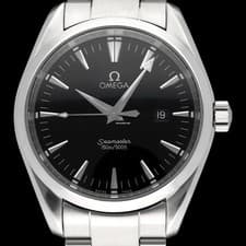 OMEGA Aqua Terra Quartz : Near Mint Condition and Free Extra Leather Strap