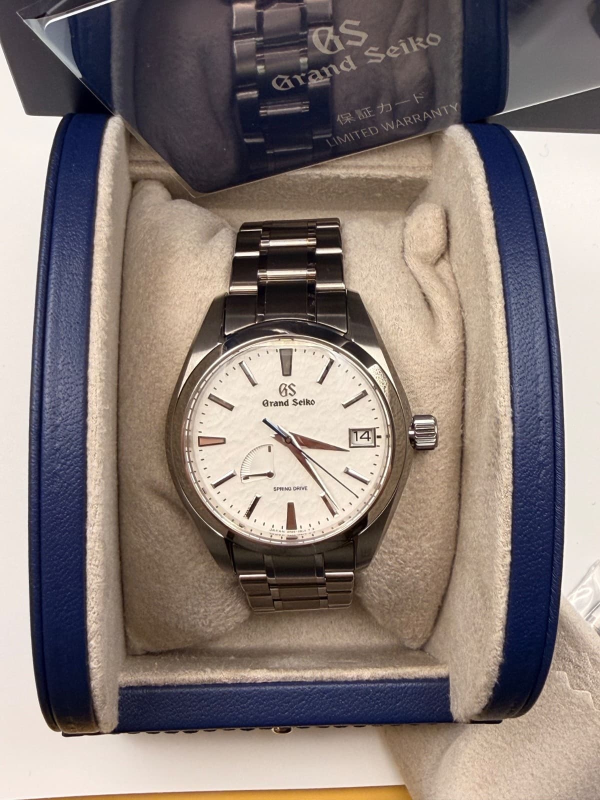 Grand Seiko Snowflake SBGA211 Spring Drive Titanium 2025 Full Set Japan
