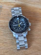 Seiko Flightmaster Men's Black Watch - SNA411 SNA411P1