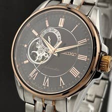 Working With Box Seiko Presage Back Skeleton Automatic Men s Watch