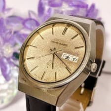 SEIKO Grand Quartz 4843 8050 date snowflake wristwatch