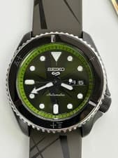Seiko SBSA153 One Zoro Model Watch Seiko 5 Sports Unused Green Black
