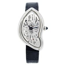 Cartier Crash 3740 Platinum Skeleton Watch Limited Edition