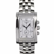 LONGINES Dolce Vita Chronograph L5.687.4.16.6 Quartz White Dial Men's Watch
