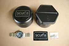 SCURFA DEEP SEA SALVOR BLUE DIAL PRO SWIMMER SAILOR DIVER TOOL WATCH + BOX SET