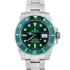 Rolex 116610LV Submariner Date 40 mm "Hulk" Stainless Steel Green Dial Box and