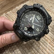 Casio G-SHOCK MUDMASTER Shock Mud Vibration Resistant Solar Analog Digital Box