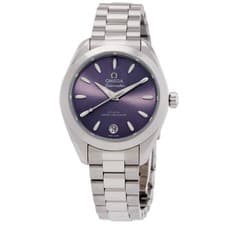 Omega Seamaster Automatic Lavender Dial Ladies Watch 22010302010002