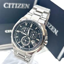 CITIZEN ATTESA BY0040-51E Eco-Drive Radio Chronograph Titanium Box Japan