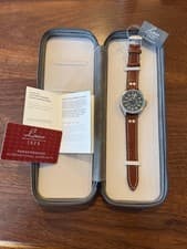 LACO Augsburg 39mm Black Dial Automatic Pilot Men's Watch - 861988