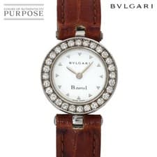 Bulgari BVLGARI B.zero1 BZ22S Diamond Bezel Ladies Wristwatch White Quartz Watch