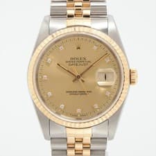 Rolex DATEJUST 36 16233G SS×YG SS×YG AT Champagne-Face
