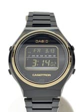 CASIO TRN-50ZE-1AJR Digital Analog Stainless Black Watch Near Mint JAPAN