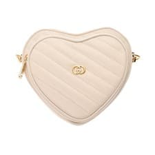 Used GUCCI GUCCI 751628 Ladies Shoulder Bag White Leather from JAPAN