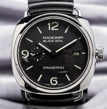 Panerai 388 Radiomir Black Seal 45mm Alligator 3 Days PAM00388 PAM388 PAM 00388