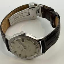 Zodiac Guardman 722 Automatic Watch White Dial Date Vintage Swiss Made