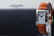 [Near MINT w/ Box] Longines Dolce Vita L5.656.4 Silver Dial Date Qz Men's Watch