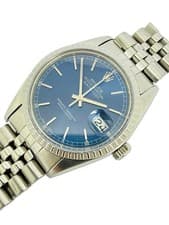 Rolex Oyster Perpetual Datejust Blue Dial 36mm 1979 Cal.3035 SS Ref. 16030