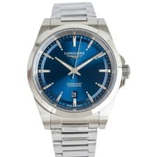Longines Conquest Automatic Men’s Watch 41mm Stainless Steel Blue Dial...