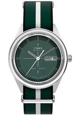 Timex Marlin Jet Day-Date 38mm Green Dial Hesalite Dome Crystal Watch R8041024