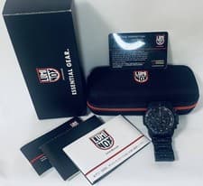 Luminox Navy SEALs Color Mark 3082.BO Chronograph Carbon Strap Military Watch