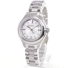 EBEL Watch Ond 8P Diamond Quartz Ladies' Case Size W30mm Silver Stainless Steel