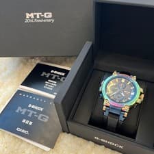 G-SHOCK MTG-B1000RB 20th Anniversary Rainbow Radio-Controlled Solar Watc #QY7I68