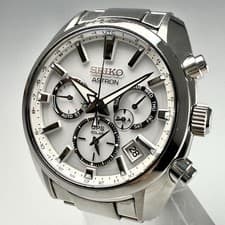Seiko Astron GPS Solar Watch 5X53-0AJ0 White Dial Men's 10BAR