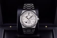Audemars Piguet Royal Oak Dual Time - 26120ST.OO.1220ST.01 White AP Watch