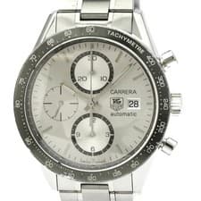 TAG HEUER CARRERA TACHYMETRE CHRONOGRAPH STAINLESS STEEL AUTO CV2011 427424