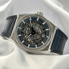 Zenith Defy Classic 95.9000.670/78.R584 41mm Titanium Skeleton Recent Service!