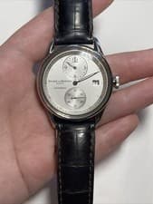 Baume & Mercier Automatic Regulator Calendar All S. Steel 25J Cal 2892A2 Watch