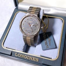 Longines Conquest 170 4005 Gray Dial Quartz Unisex Watch Used Working #33