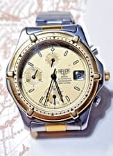 TAG HEUER 2000 Series Gold Dial Men's Watch/Wrist Chronograph LWO 283