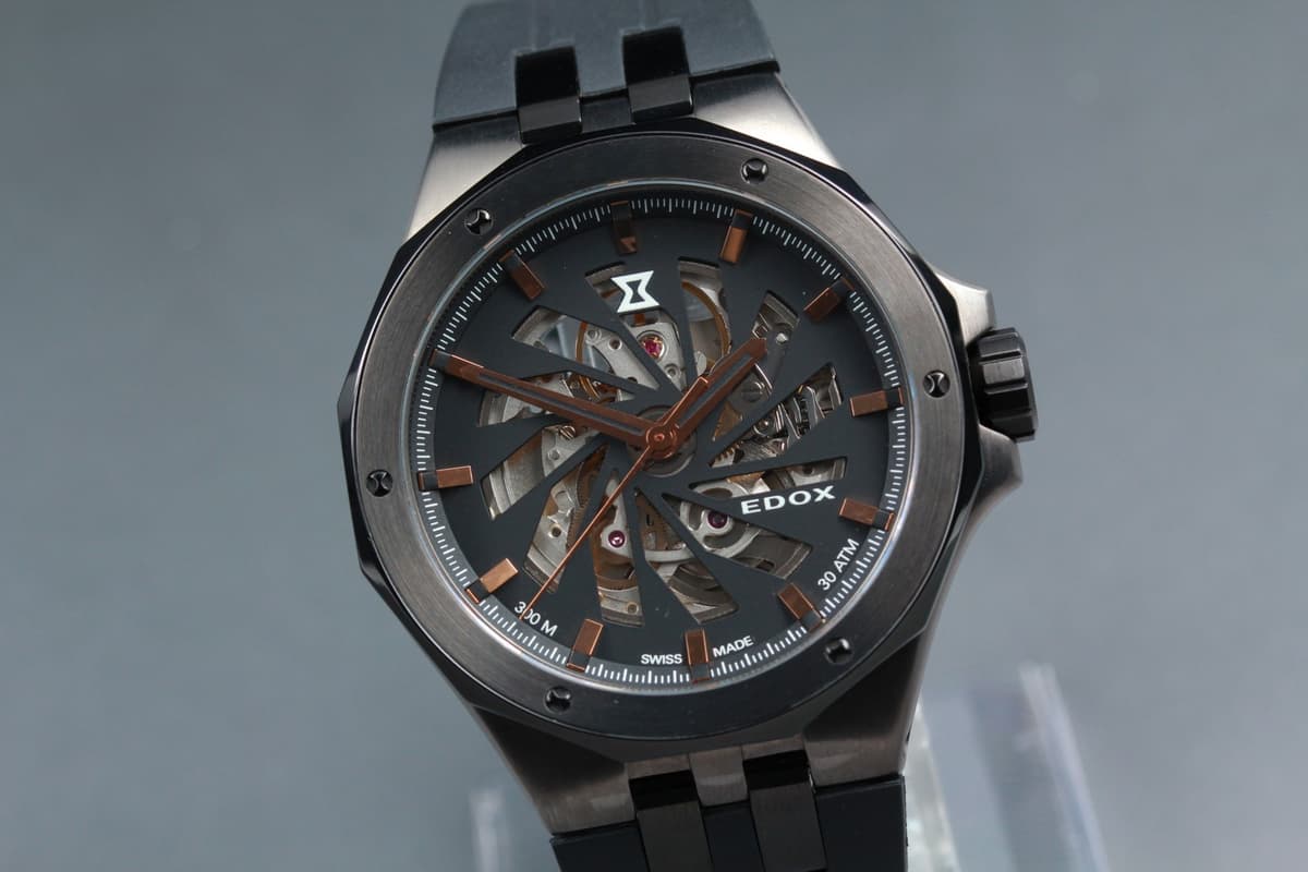 Edox Delfin Mecano 85304 60th Anniversary Limited Edition AT Watch [Box Damaged]
