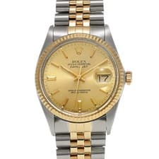 ROLEX Datejust 16013 Champagne WATCH 719847