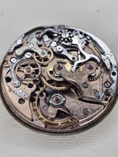 Vintage Watch Movement Chronograph Valjoux 23 Working for Overhaul