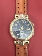 BULOVA DAY-DATE AUTOMATIC ALARM CLOCK RARE WRISTWATCH BULOVA ALARM