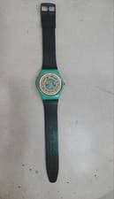 Swatch Keith Haring Green Earth Watch Rare 80s Used Battery Needed