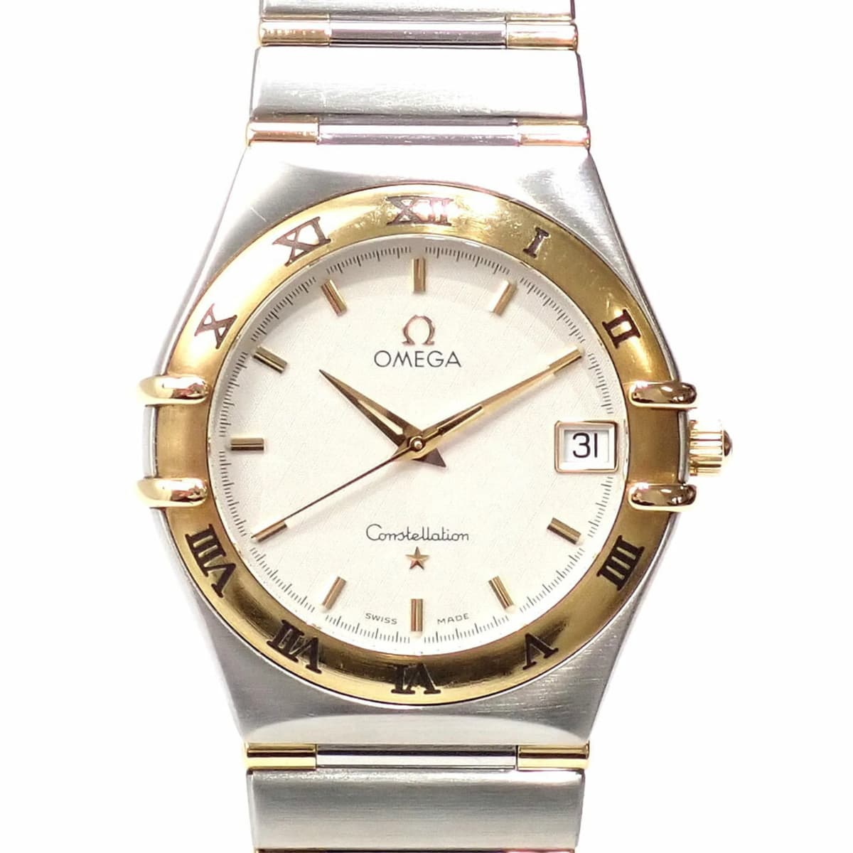 Omega Constellation Boys' Quartz Watch SS YG 1312 30 0?0 Ladies Me... GZl1h38w